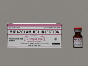 MIDAZOLAM HCL 5 MG/ML VIAL