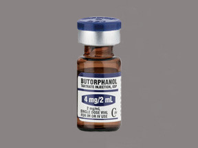 BUTORPHANOL 2 MG/ML VIAL