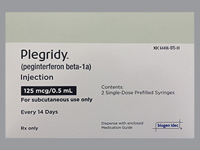 PLEGRIDY 125 MCG/0.5 ML SYRING