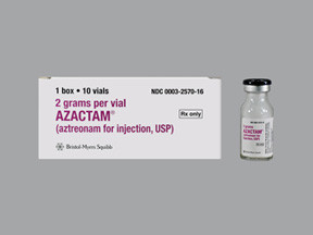 AZACTAM 2 GM VIAL
