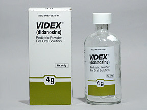 VIDEX 4 GM PEDIATRIC SOLN