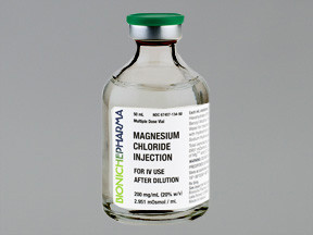 MAGNESIUM CHL 200 MG/ML VIAL