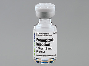 FOMEPIZOLE 1.5 GM/1.5 ML VIAL