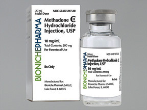 METHADONE HCL 10 MG/ML VIAL