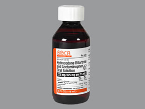 HYDROCODONE-ACETAMINOPHEN 7.5-325 MG/15 ML SOLUTION