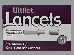 ULTILET 28G LANCETS