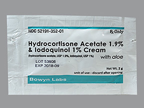 HYDROCORT-IODOQUINOL-ALOE SACH