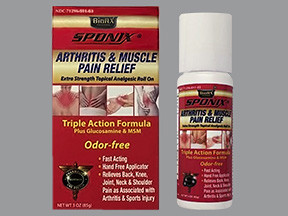 SPONIX ARTHRITIS-MUSCLE ROLLON