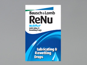 RENU MULTIPLUS EYE DROPS