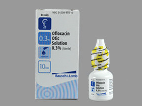 OFLOXACIN 0.3% EAR DROPS