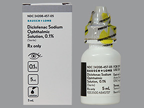 DICLOFENAC 0.1% EYE DROPS