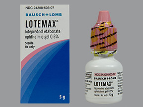 LOTEMAX 0.5% OPHTHALMIC GEL