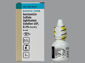 GENTAMICIN 0.3% EYE DROPS