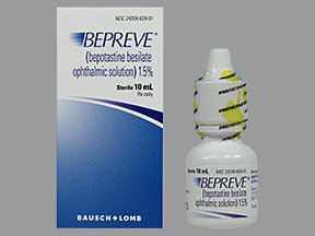 BEPREVE 1.5% EYE DROPS