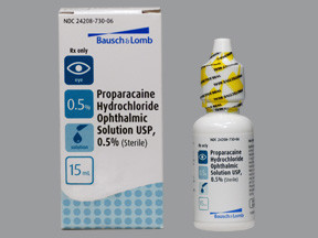 PROPARACAINE 0.5% EYE DROPS