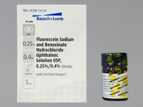 FLUORESCEIN-BENOXINATE EYE DRP