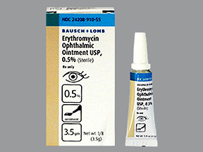 ERYTHROMYCIN 0.5% EYE OINTMENT