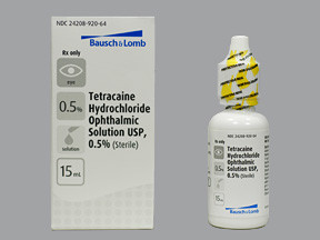 TETRACAINE 0.5% EYE DROPS