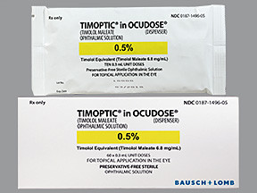 TIMOPTIC 0.5% OCUDOSE DROP