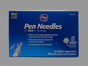 PEN NEEDLE 6MM 31G