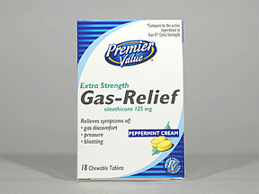 PV GAS RELIEF 125 MG CHEW TAB