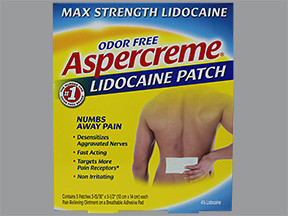 ASPERCREME 4% PATCH