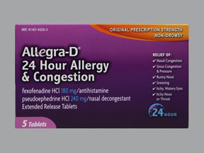 ALLEGRA-D 24 HOUR TABLET