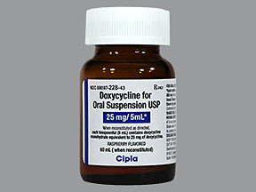 DOXYCYCLINE 25 MG/5 ML SUSP