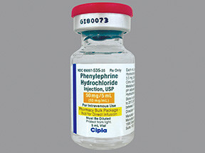 PHENYLEPHRINE 50 MG/5 ML VIAL