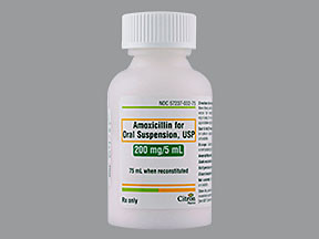 AMOXICILLIN 200 MG/5 ML SUSP