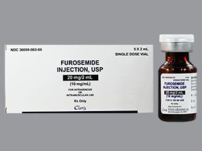 FUROSEMIDE 20 MG/2 ML VIAL