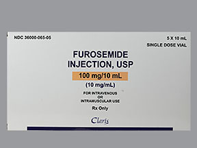 FUROSEMIDE 100 MG/10 ML VIAL