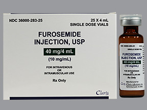 FUROSEMIDE 40 MG/4 ML VIAL