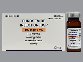 FUROSEMIDE 100 MG/10 ML VIAL