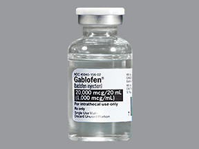 GABLOFEN 20,000 MCG/20 ML VIAL