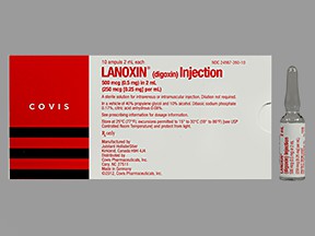 LANOXIN 500 MCG/2 ML AMPULE
