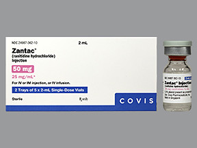 ZANTAC 50 MG/2 ML VIAL