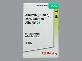 ALBURX (HUMAN) 25% VIAL