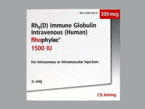 RHOPHYLAC 300 MCG/2 ML SYRINGE