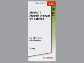 ALBURX (HUMAN) 5% VIAL