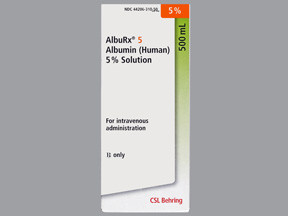 ALBURX (HUMAN) 5% VIAL