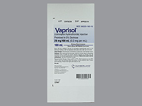 VAPRISOL-DEXTROSE 20 MG/100 ML