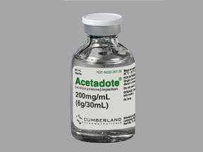 ACETADOTE 200 MG/ML VIAL