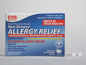 CVS ALLERGY RELIEF 10 MG ODT