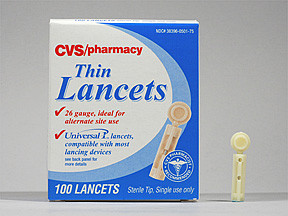 CVS THIN 26G LANCETS