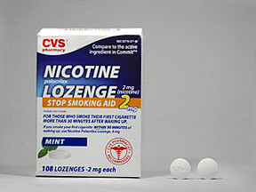 CVS NICOTINE 2 MG LOZENGE