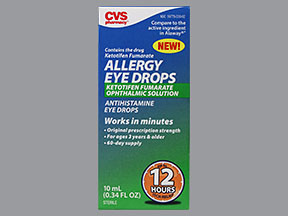 CVS ALLERGY 0.025% EYE DROPS