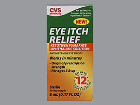 CVS EYE ITCH RELIEF 0.025% DRP