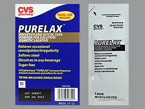 CVS PURELAX POWDER PACKET