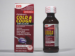 CVS CHILDS COLD-COUGH DM ELIX